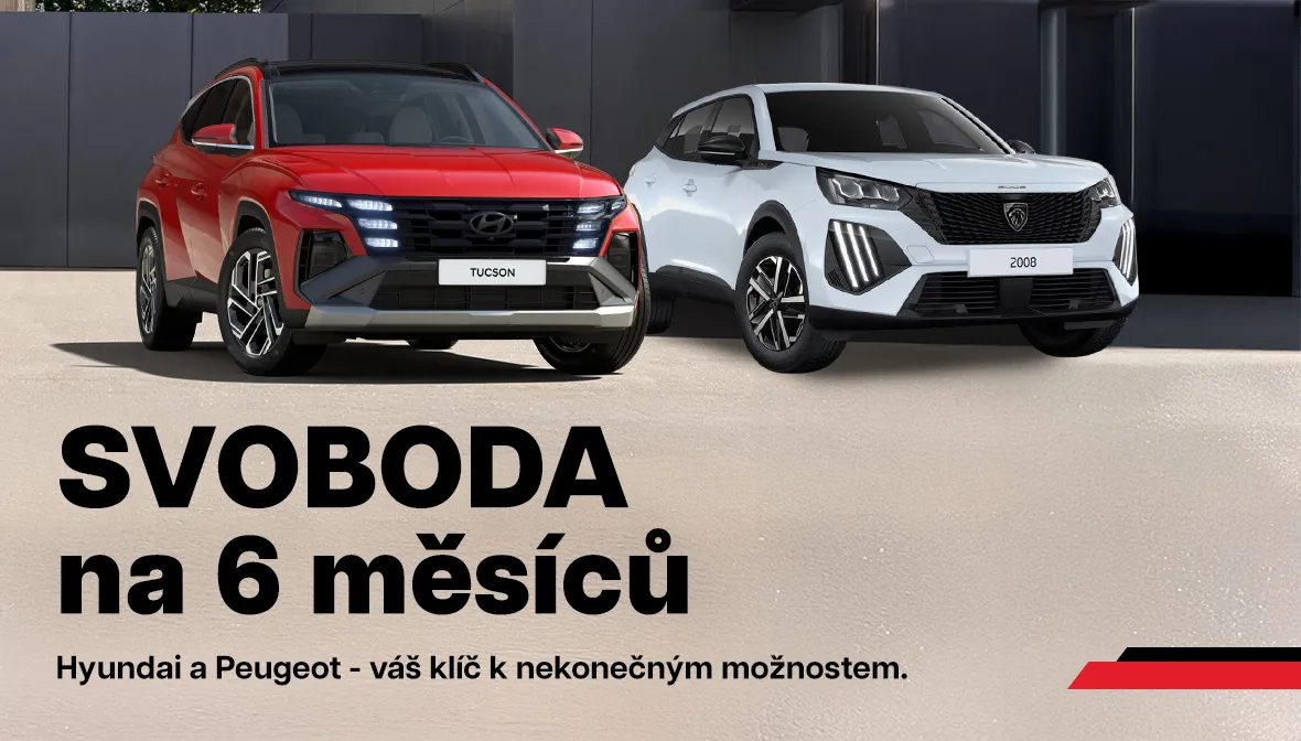 Půlroční pronájem Hyundai, Peugeot - Lenner Motors