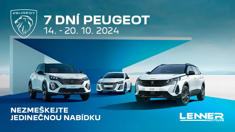 7 dní Peugeot - Lenner Motors